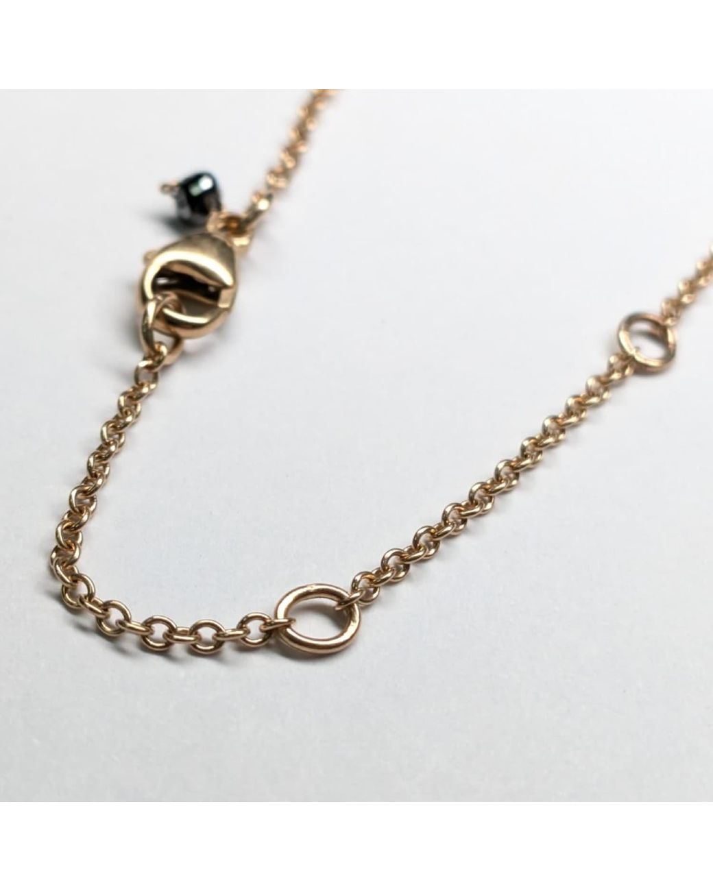 Rahul's Jewels Metallic 16"-18" Adjustable Foundations 14 Karat Cable Chain