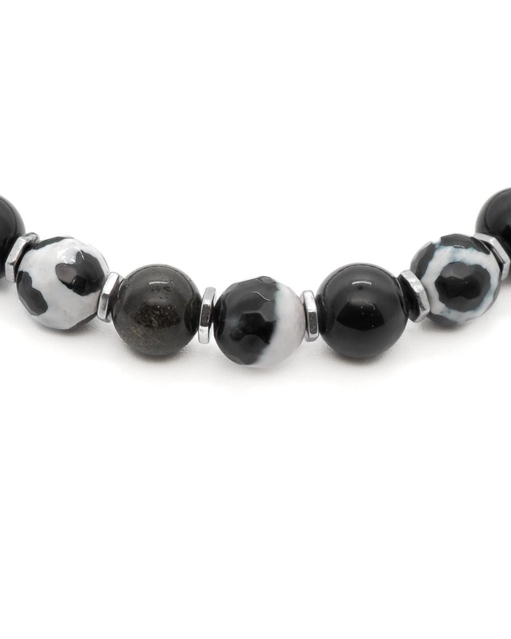 Ebru Jewelry Black Night Eagle Bracelet for men