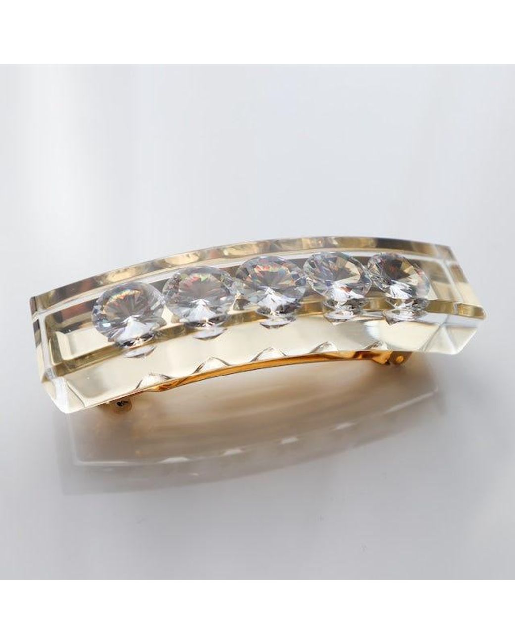 Iostudio Metallic Jewelry Barrette Happiness