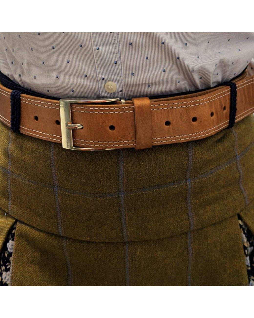 Berber Leather Brown Neutrals Tan Leather Belt