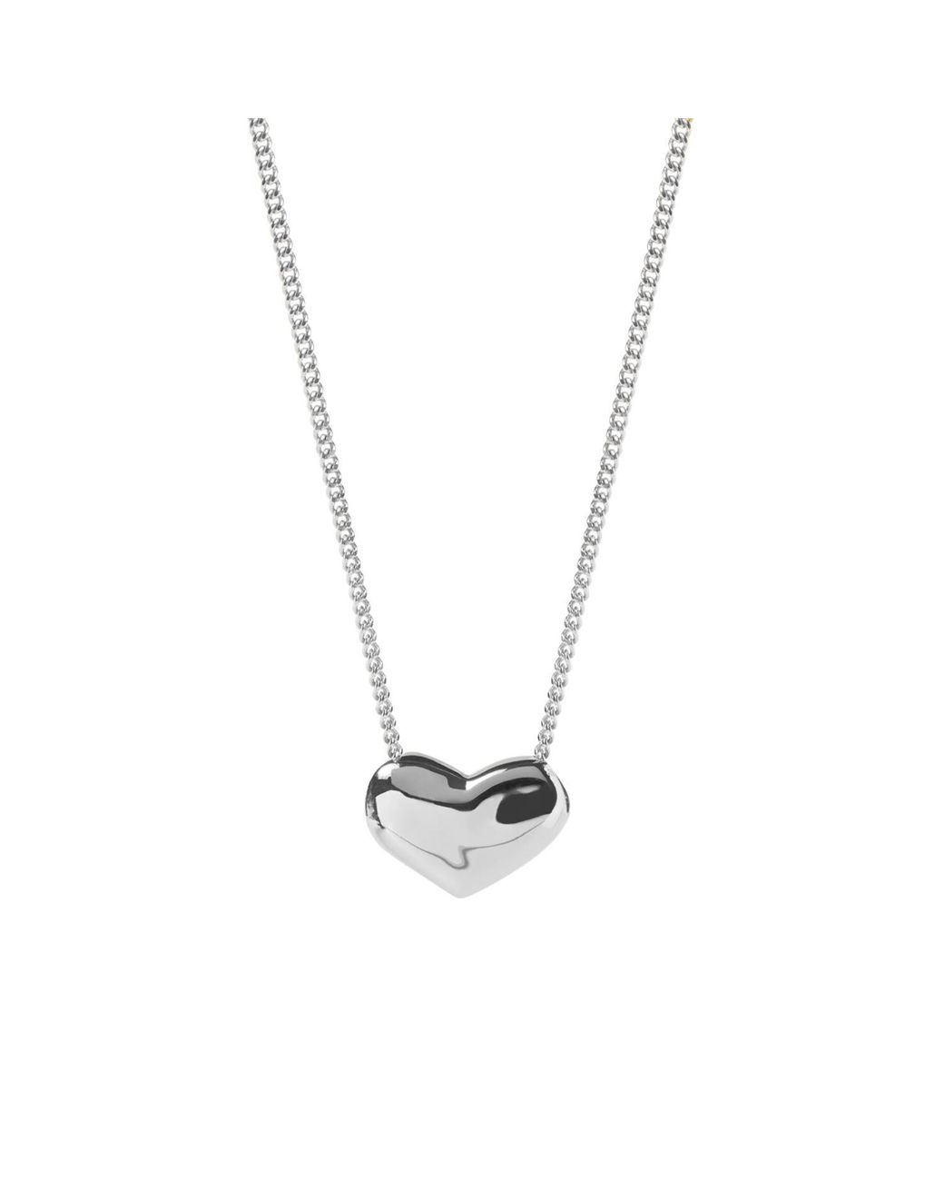Muru Metallic Heart Necklace