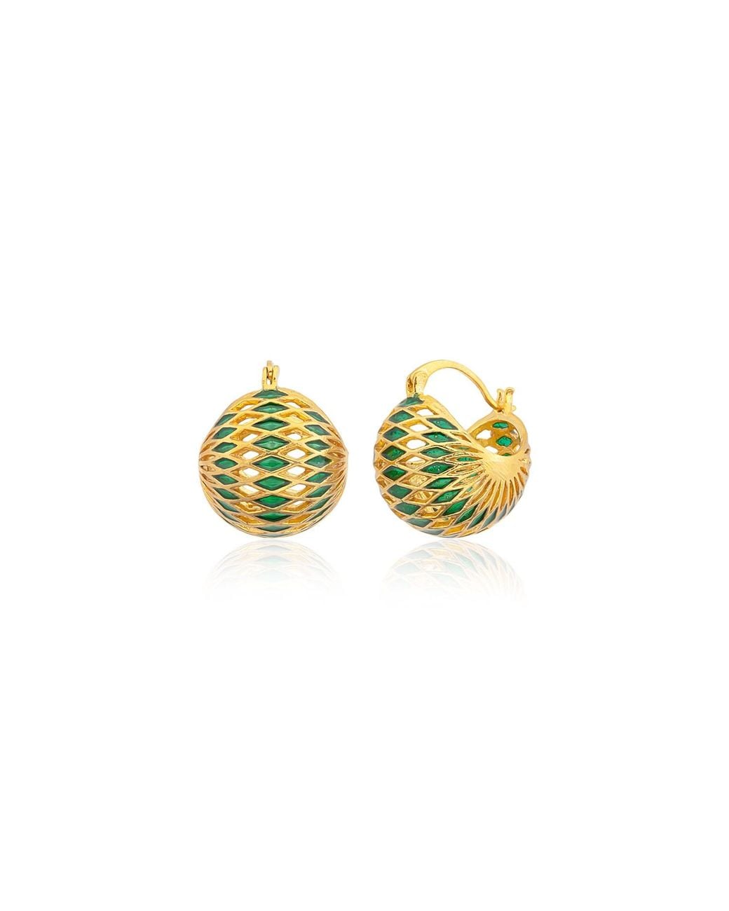 Milou Jewelry Yellow Basket Earrings