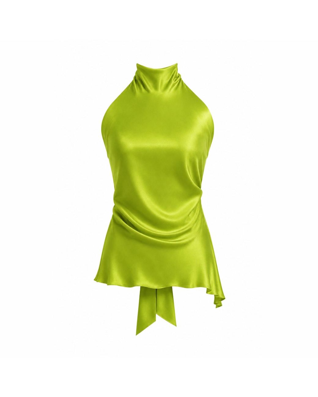 The Ethos Studio Green Alica Top, Silky