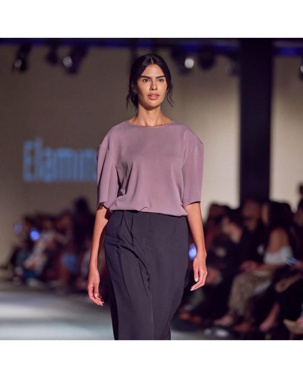 Elamins Gray Oversize T-Shirt – Taupe