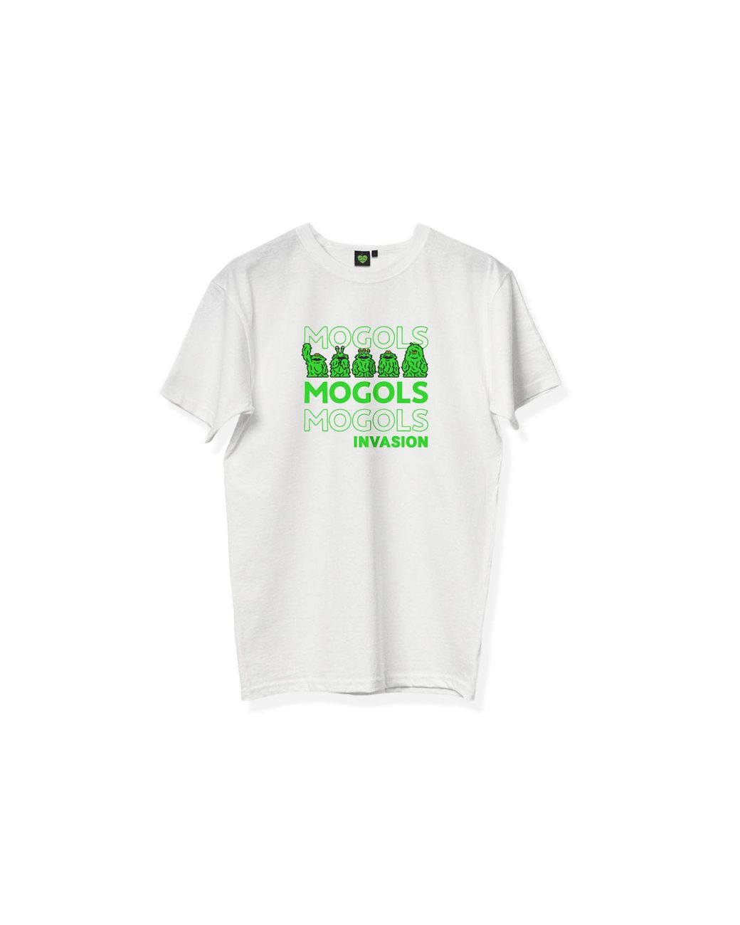 Kapture Green Mogols Invasion Printed Tee for men