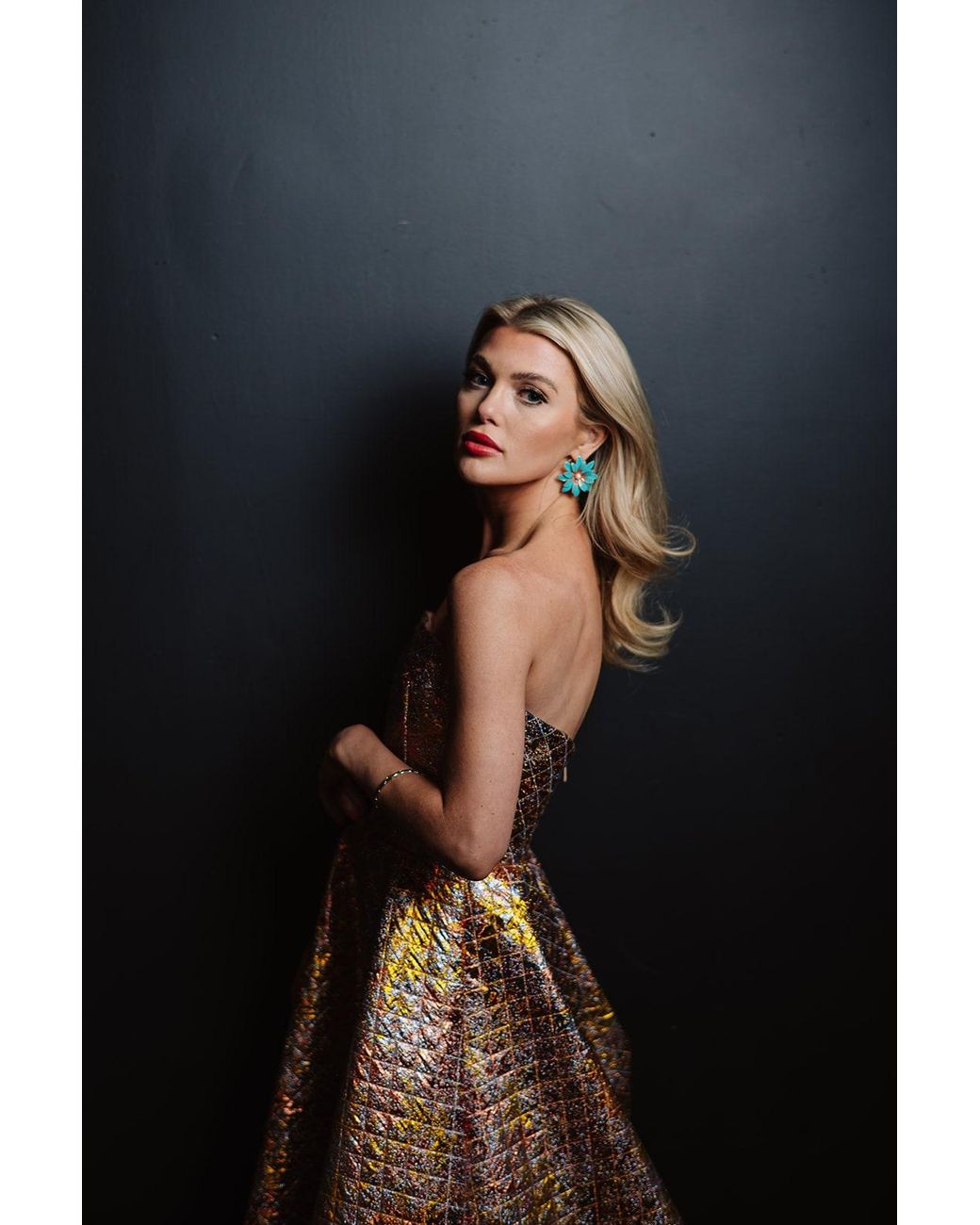 The Pink Reef White Hand Painted Azalea Earrings