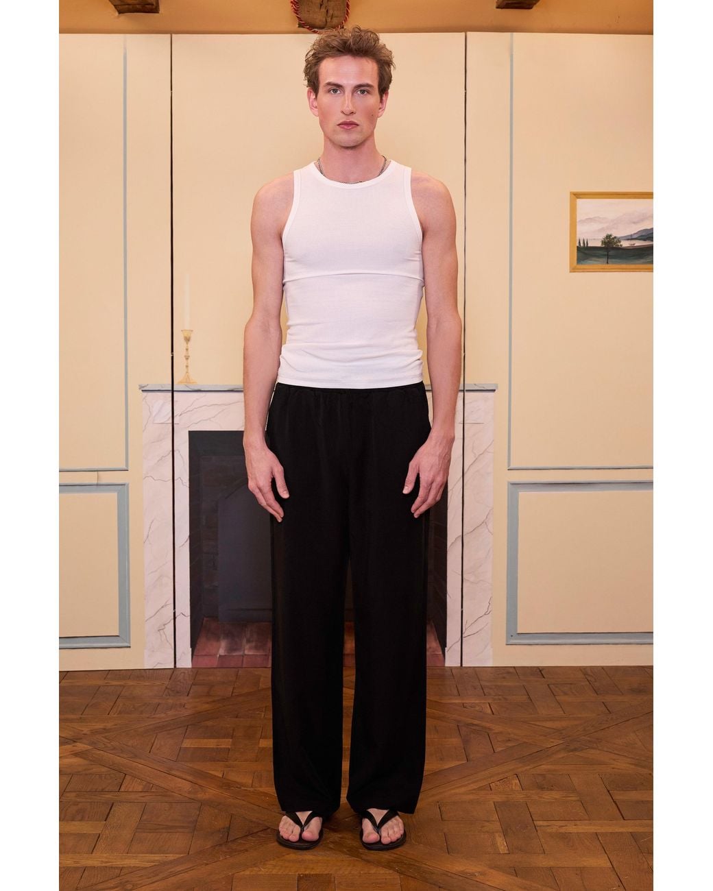 Pcfg White Daydreamers Tank Top for men