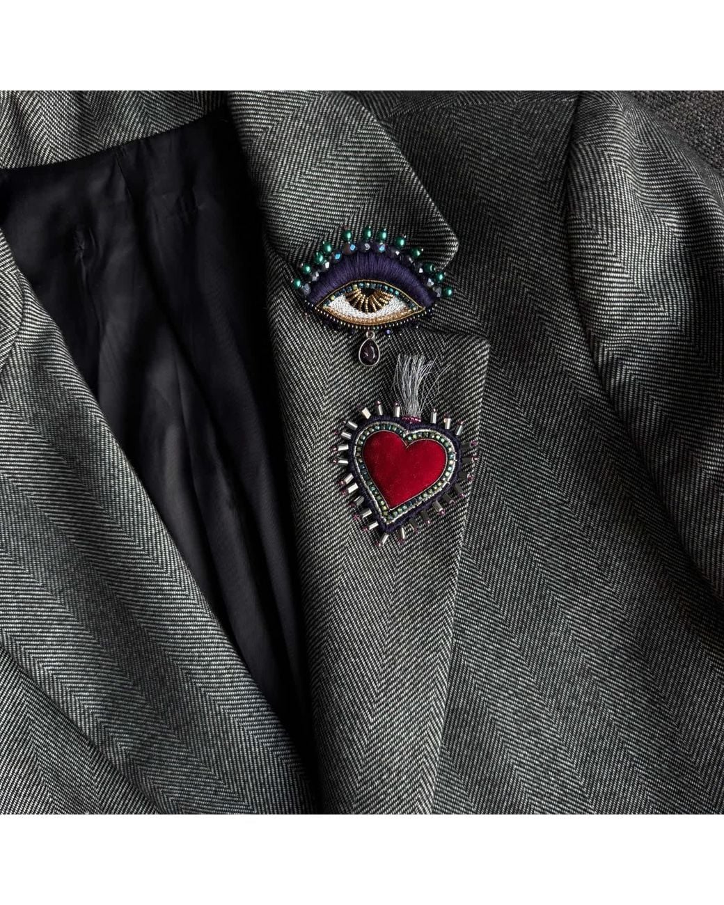 VETKA Blue Eye Talisman Brooch – Spellbound Eye