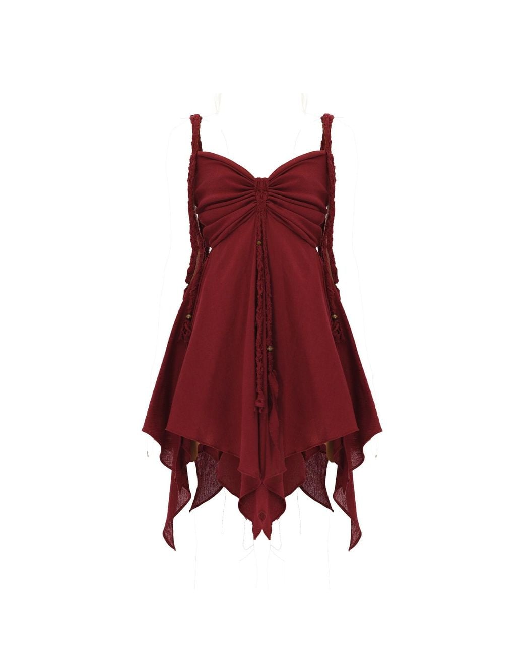 Zhenabia Red Ninsun Dress
