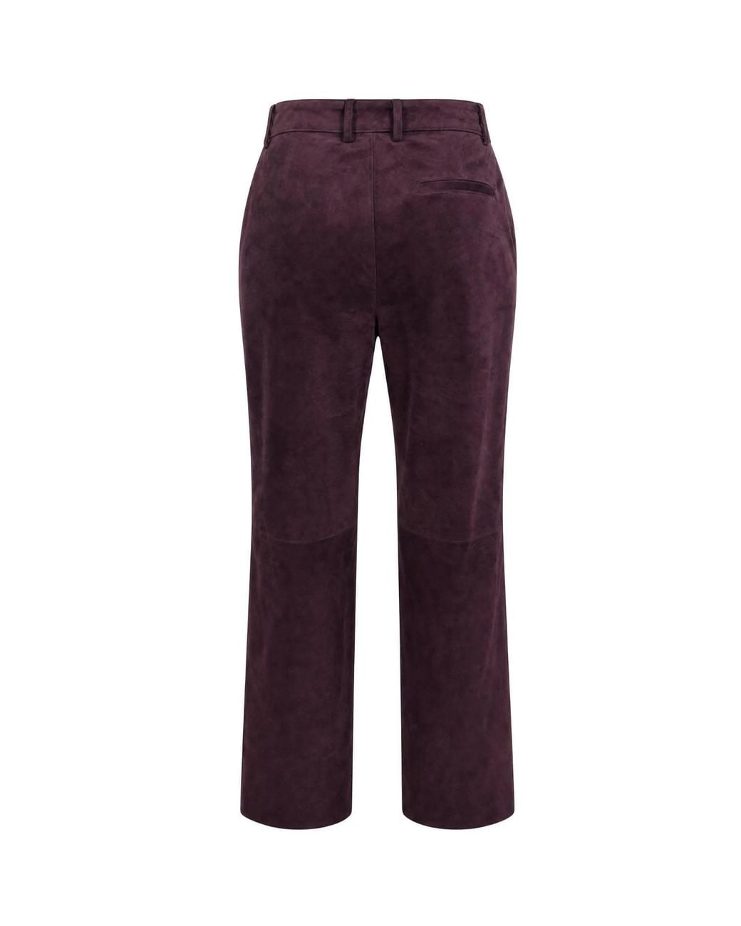 Anna Gatto Purple Leather Pants