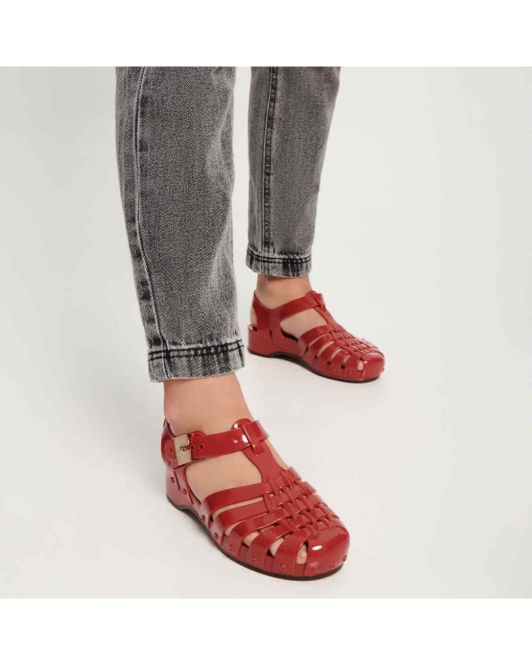 Melissa Red Possession Pescura Heel X Scholl