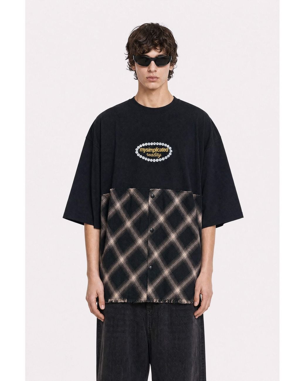 mysimplicated Black Atelier Hybrid Shirt for men