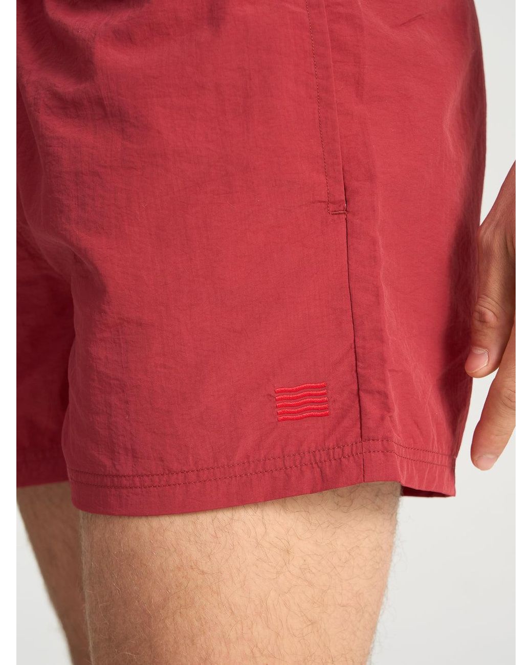 Bondi Active Red Forma Euro Swim Short for men