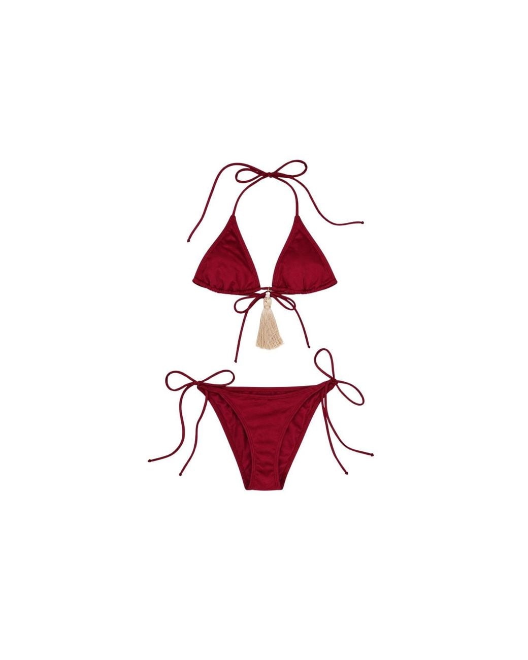 Luisadelmar Swimwear Red Sabina Bikini