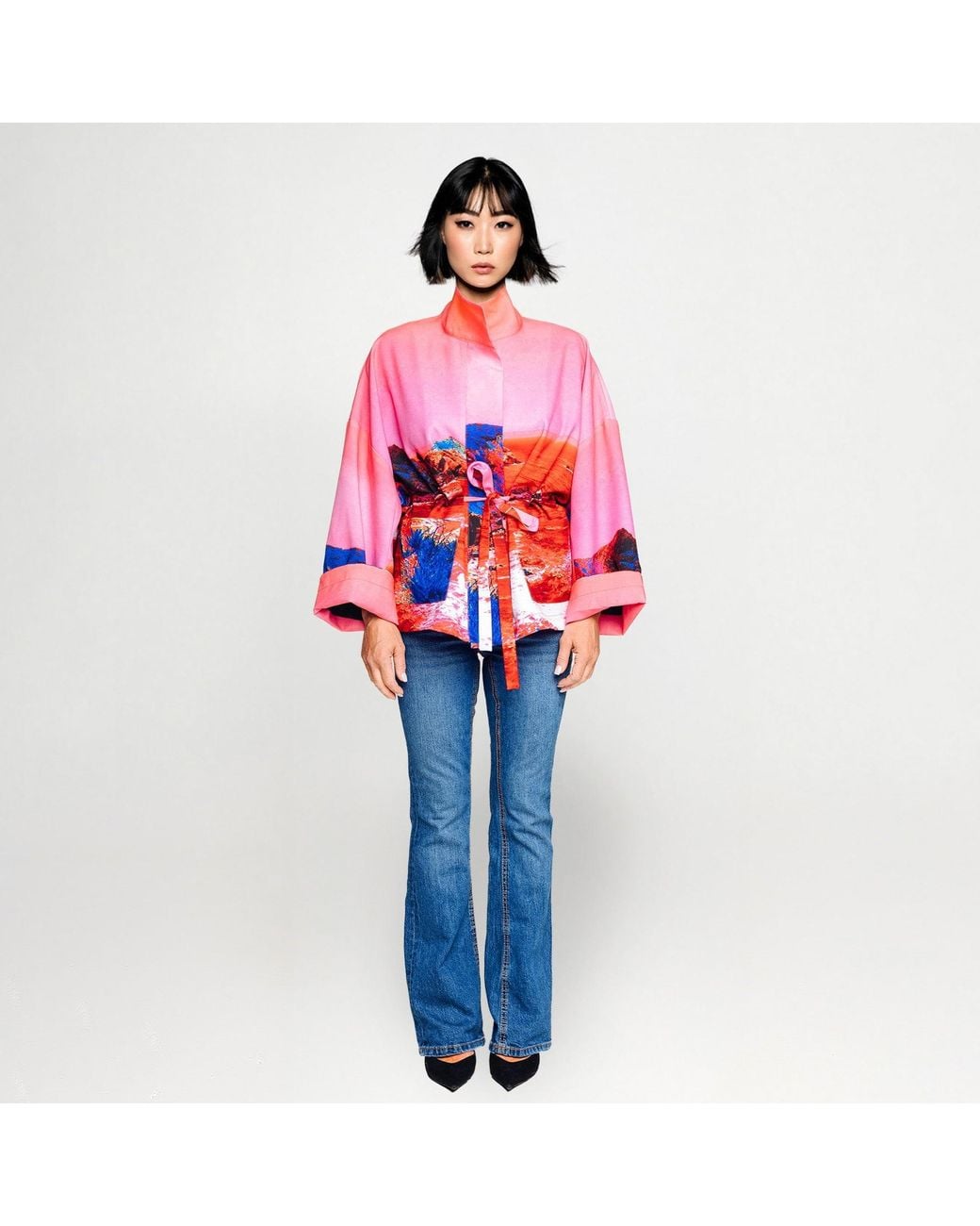 Maxjenny Red Square Boxy Jacket