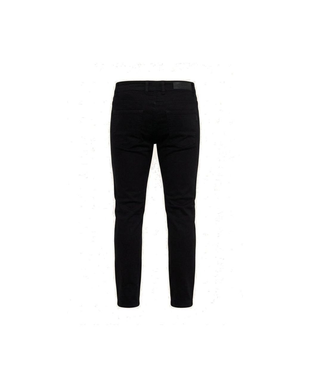 Ron Tomson Black Super Soft 5-Pocket Style Pants for men