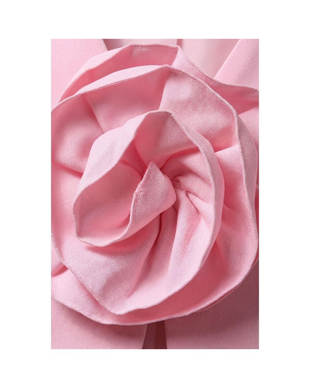Modenaire Pink Sculptural Rose Blazer With Tailored Silhouette