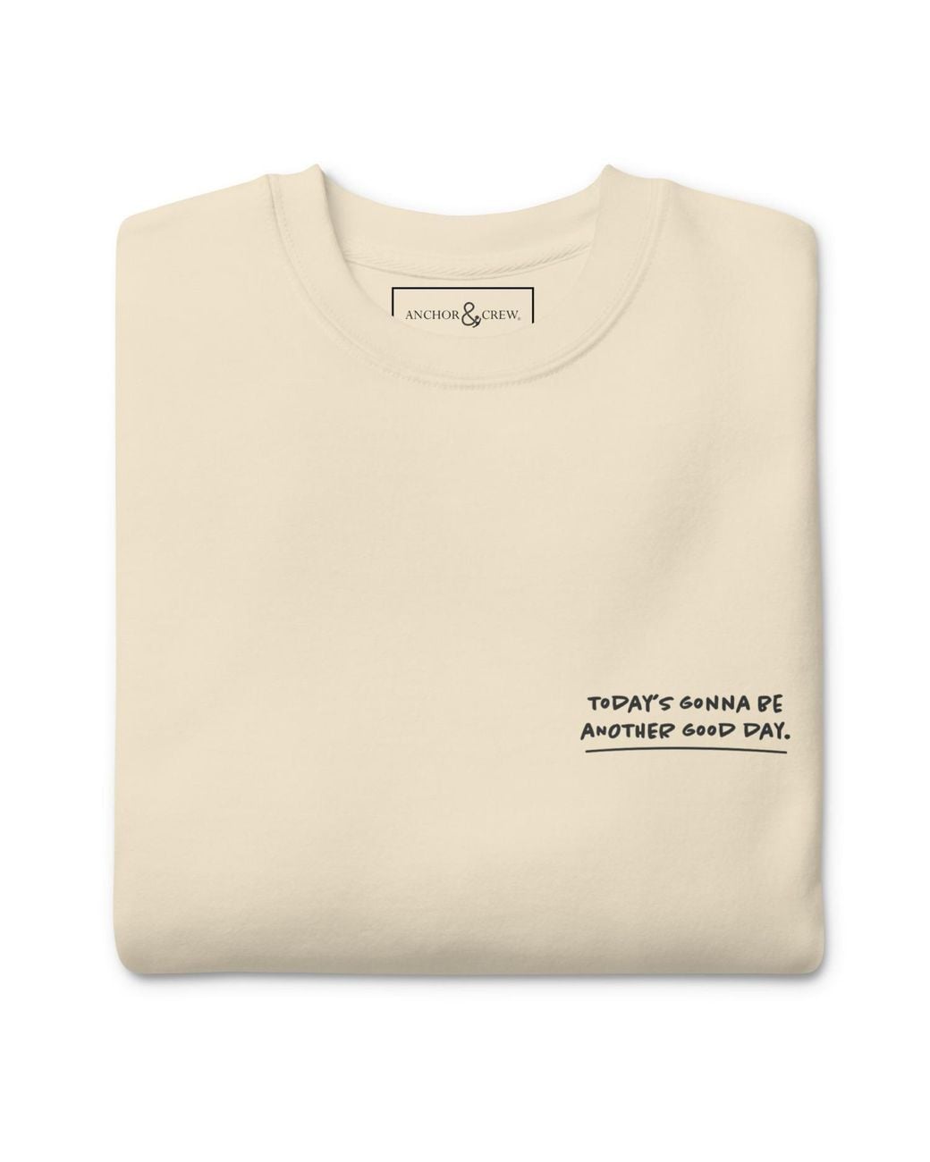Anchor and Crew White Neutrals Bone Octopus Another Good Day Cotton Blend Sweatshirt for men