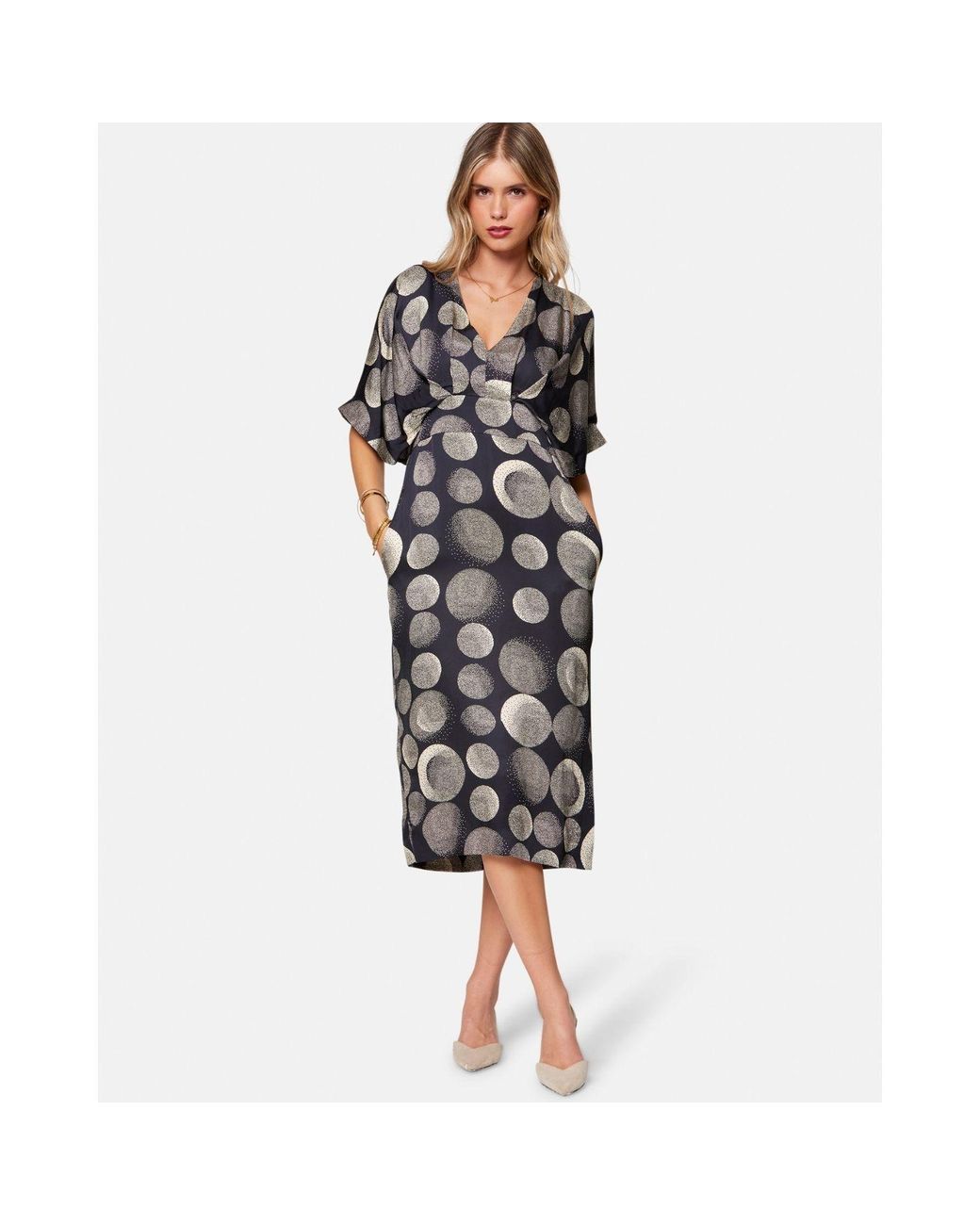 Helen Mcalinden Black Eabha & Ivory Print Dress