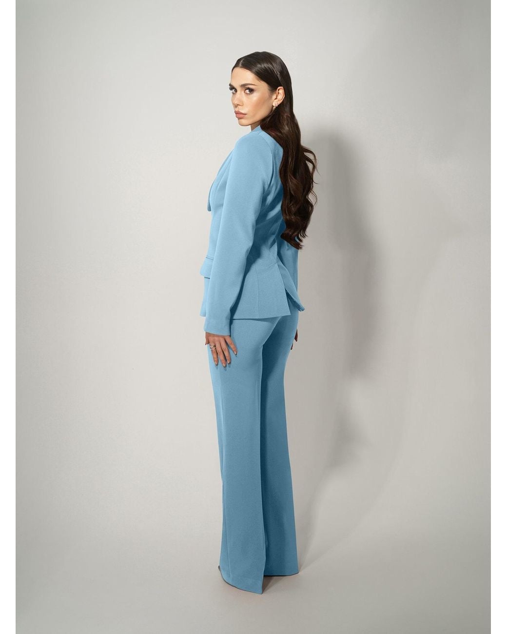 Tia Dorraine Blue Vision Tailored Blazer & Trousers Suit