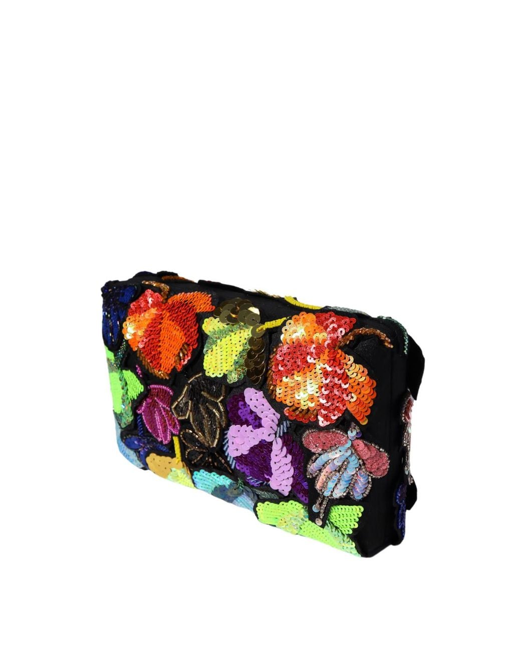 Simitri Black Neon Aurelia Clutch