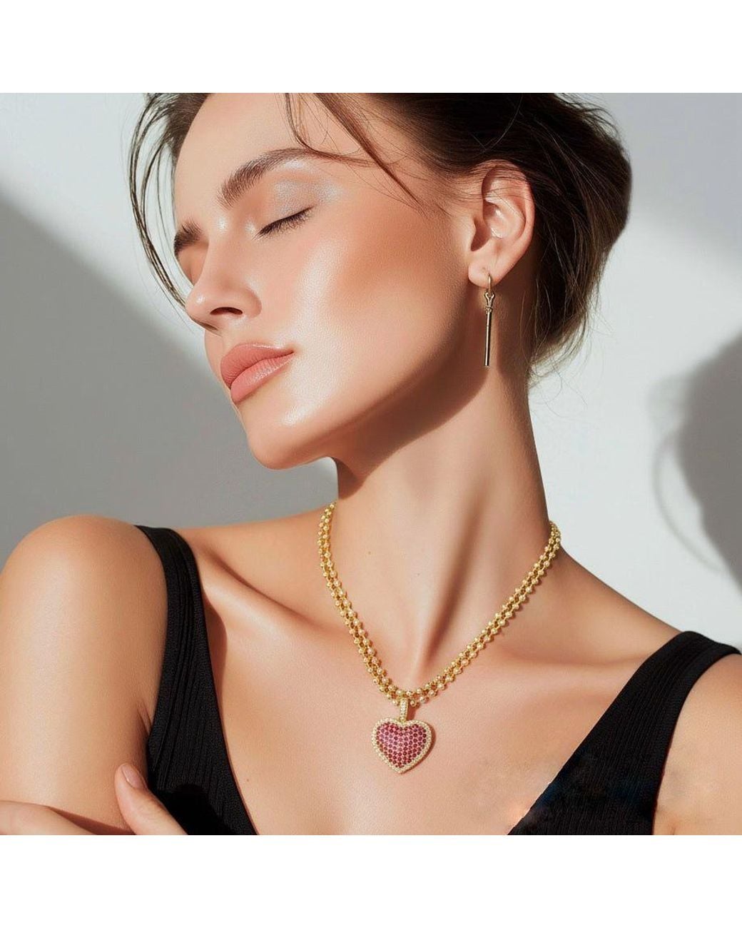 Persia Dona Jewelry Metallic My Sweetheart Necklace