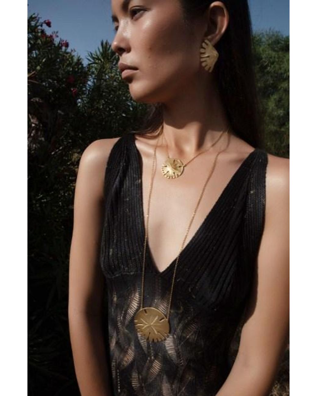 Sophie Simone Designs Metallic Necklace Large Ibiza