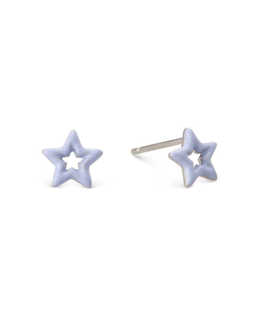 Dolcetto Designs Blue Cometa Enamel Star Stud Earring