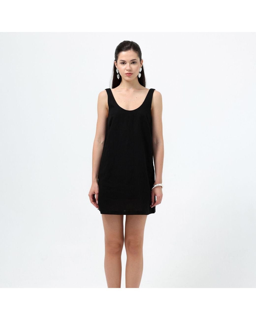 Thisisu Collection Black Ipecu Mini Dress