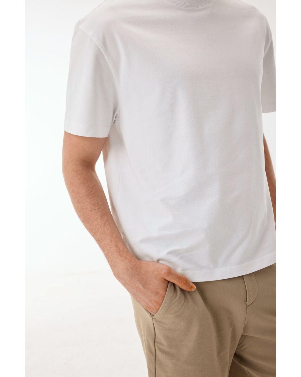 Ashita Fernandes White Emrys T Shirt for men