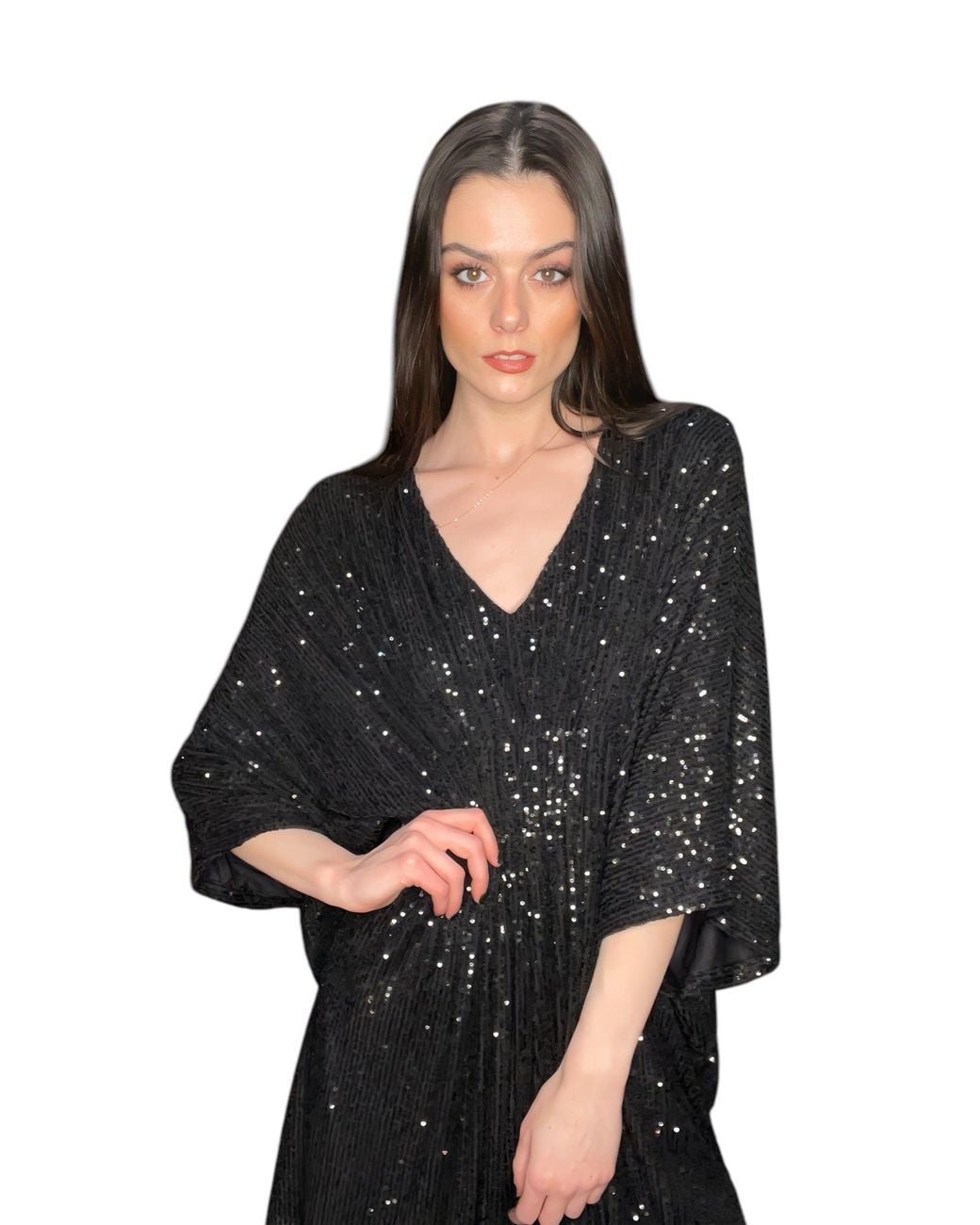 Any Old Iron Black Fourth Avenue Sequin Dress