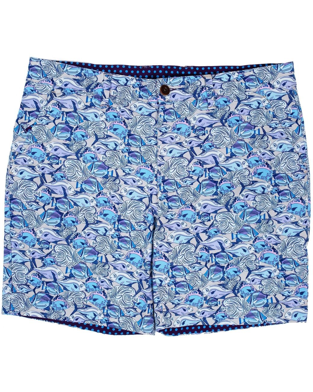 Lords of Harlech Blue Edward Fish Skool Shorts for men