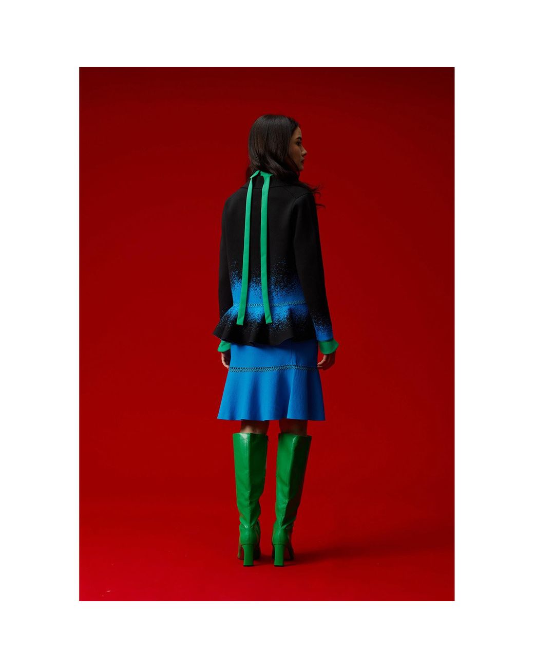 Arto. Blue Be Bright & Excited Cuff Shirt