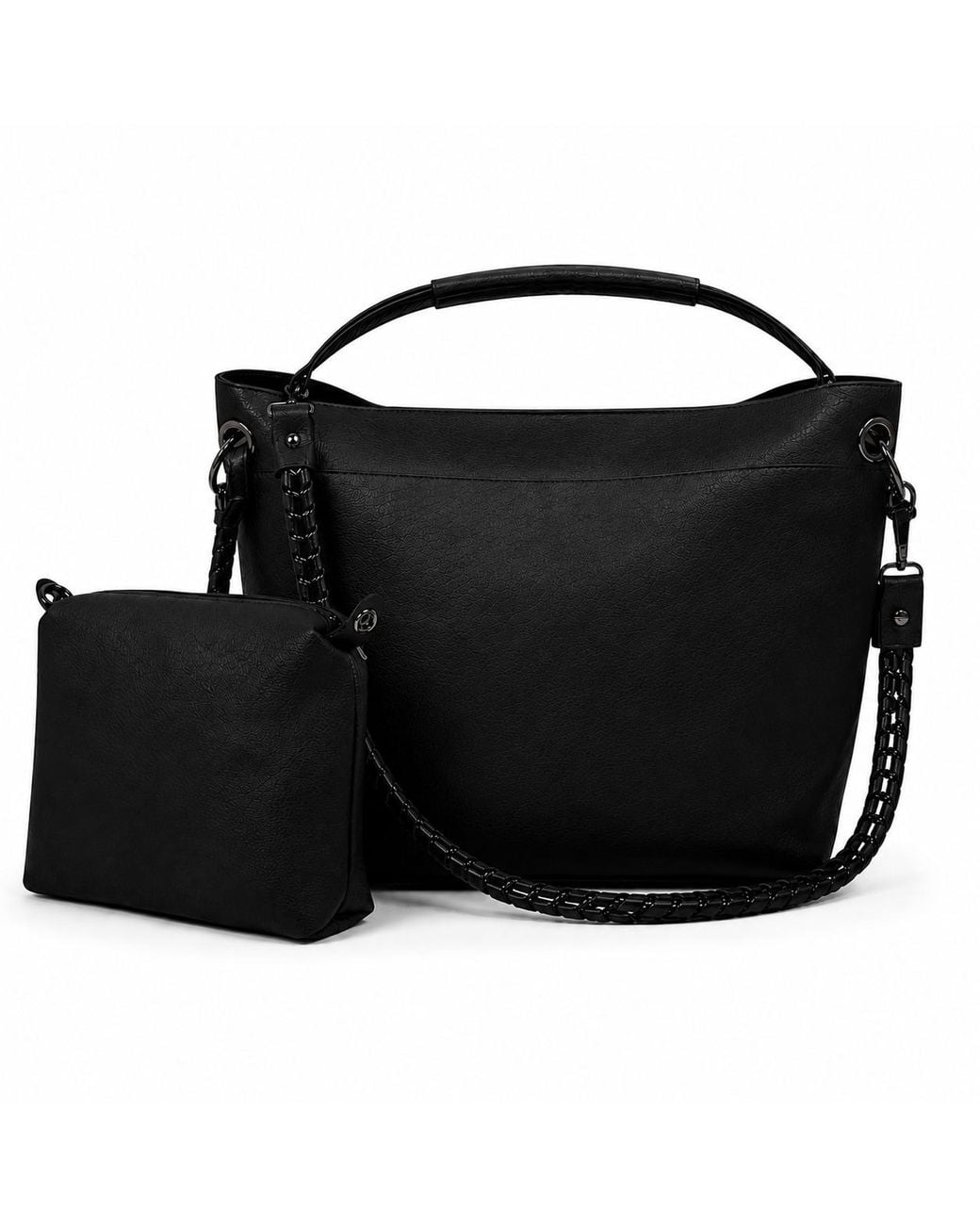 Lilly Loves Black Long Shoulder Bag Full Of Shit