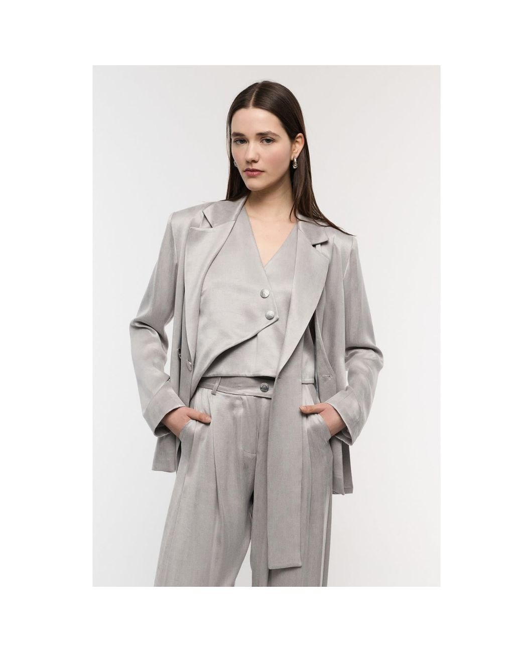 Mirimalist White Multi Connect Blazer