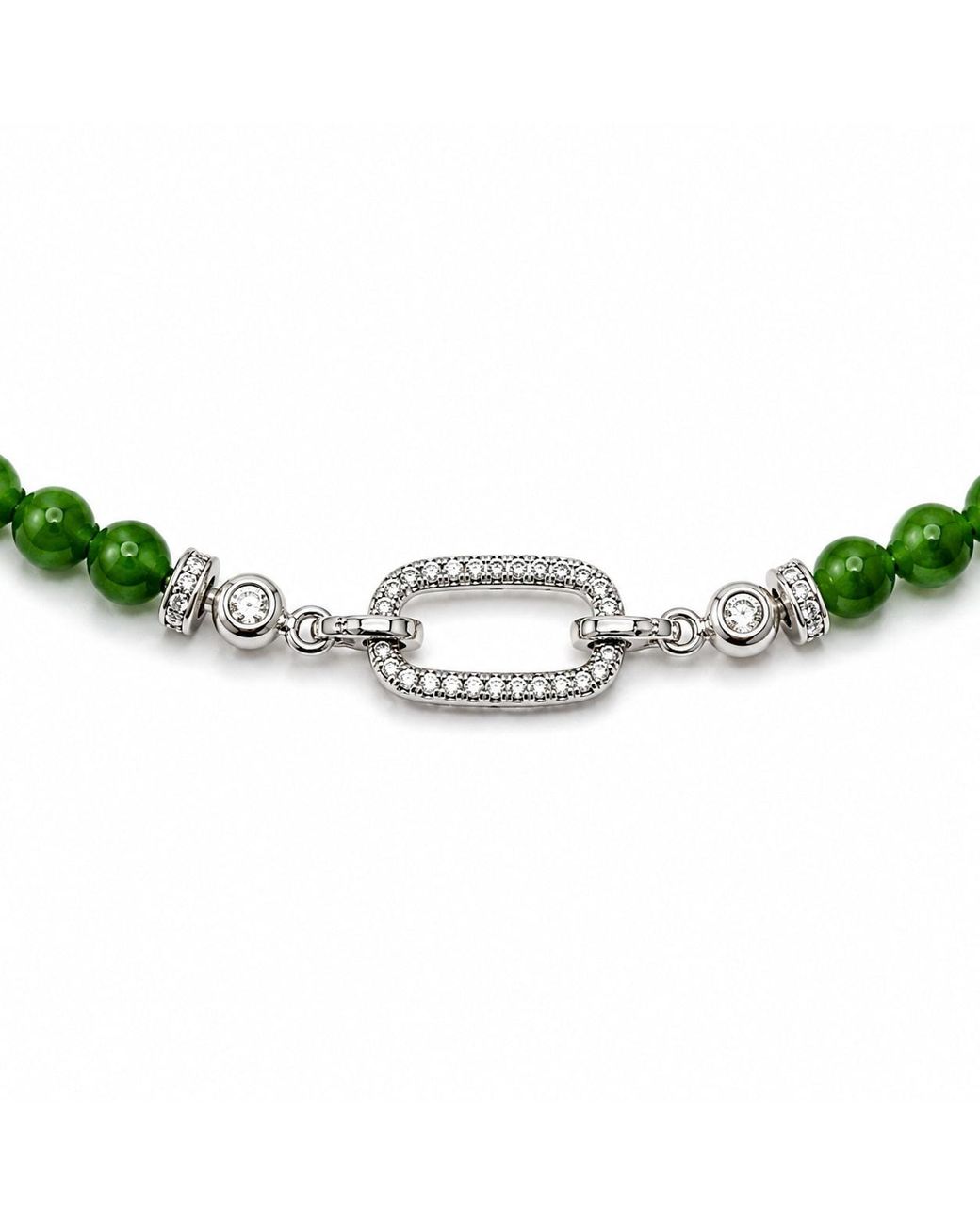 Ormiro Metallic Sylva Chardonnay Beaded Necklace