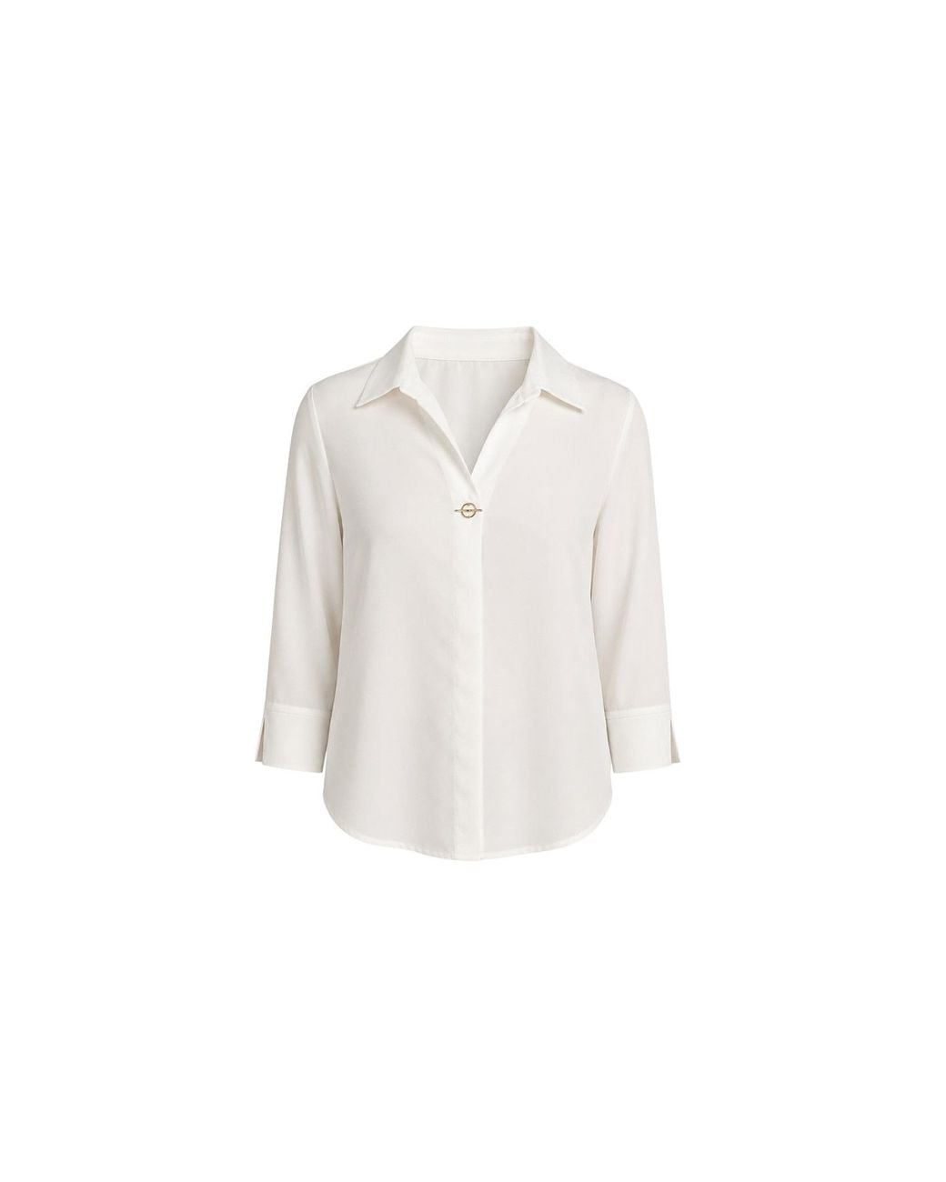 Nuvv Collection White Clasp Blouse
