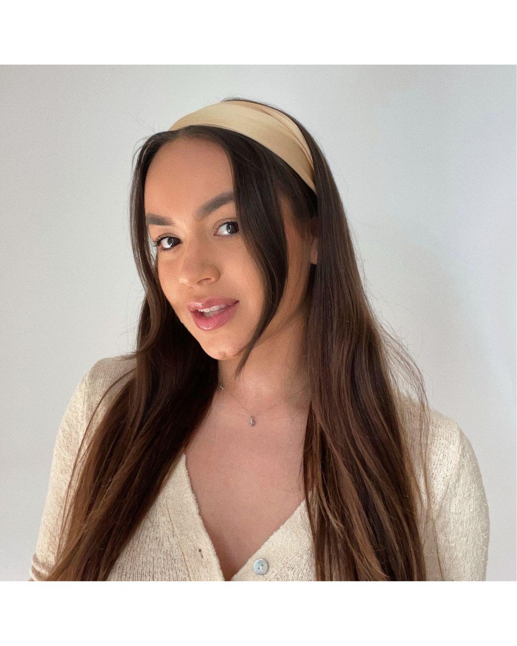 Sylk Blue Silk Headband