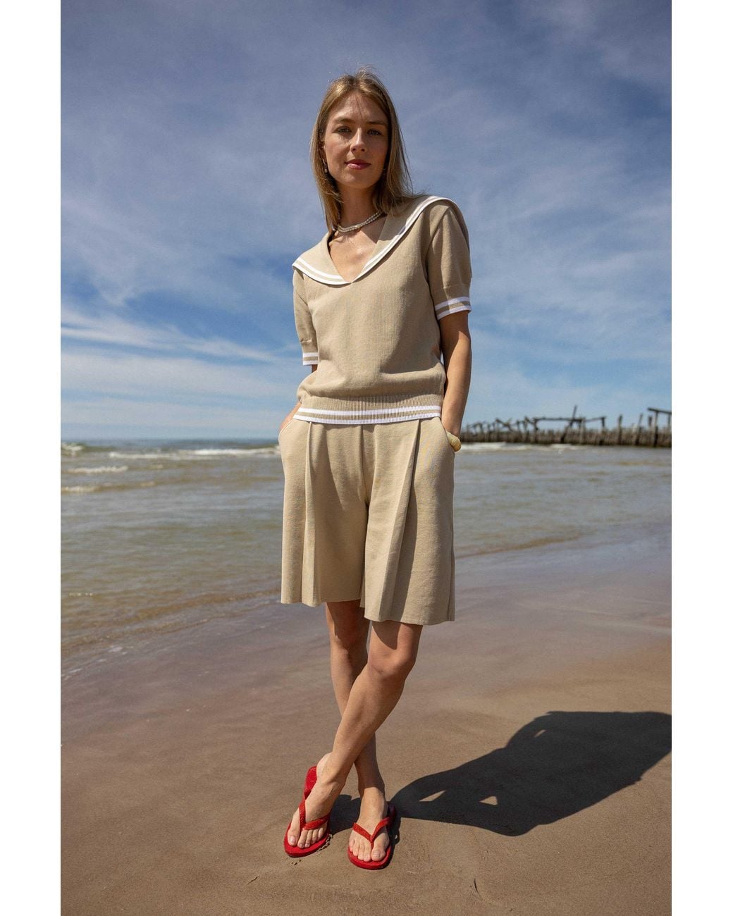 SALANIDA Natural Vento Sailor Top