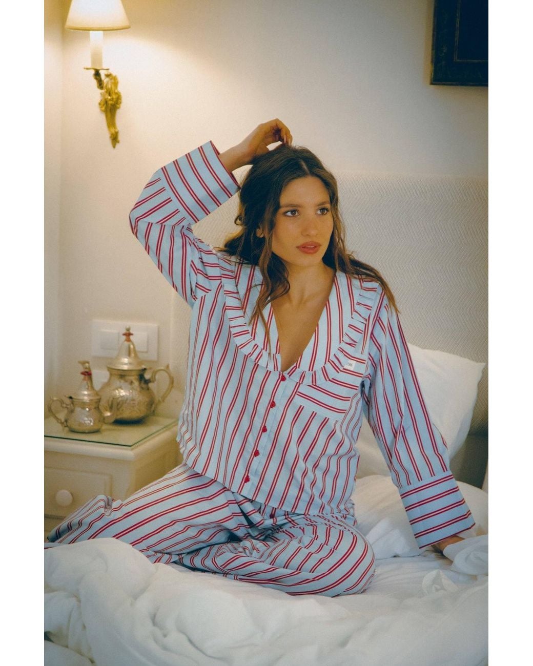Wild Lovers Purple Elina Pjyama Shirt