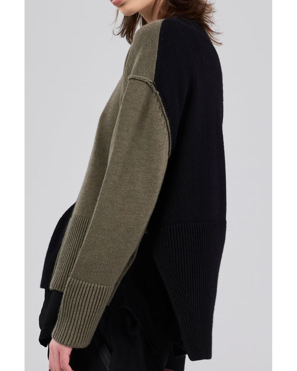 Dref Black Pluto Fitted Sweater