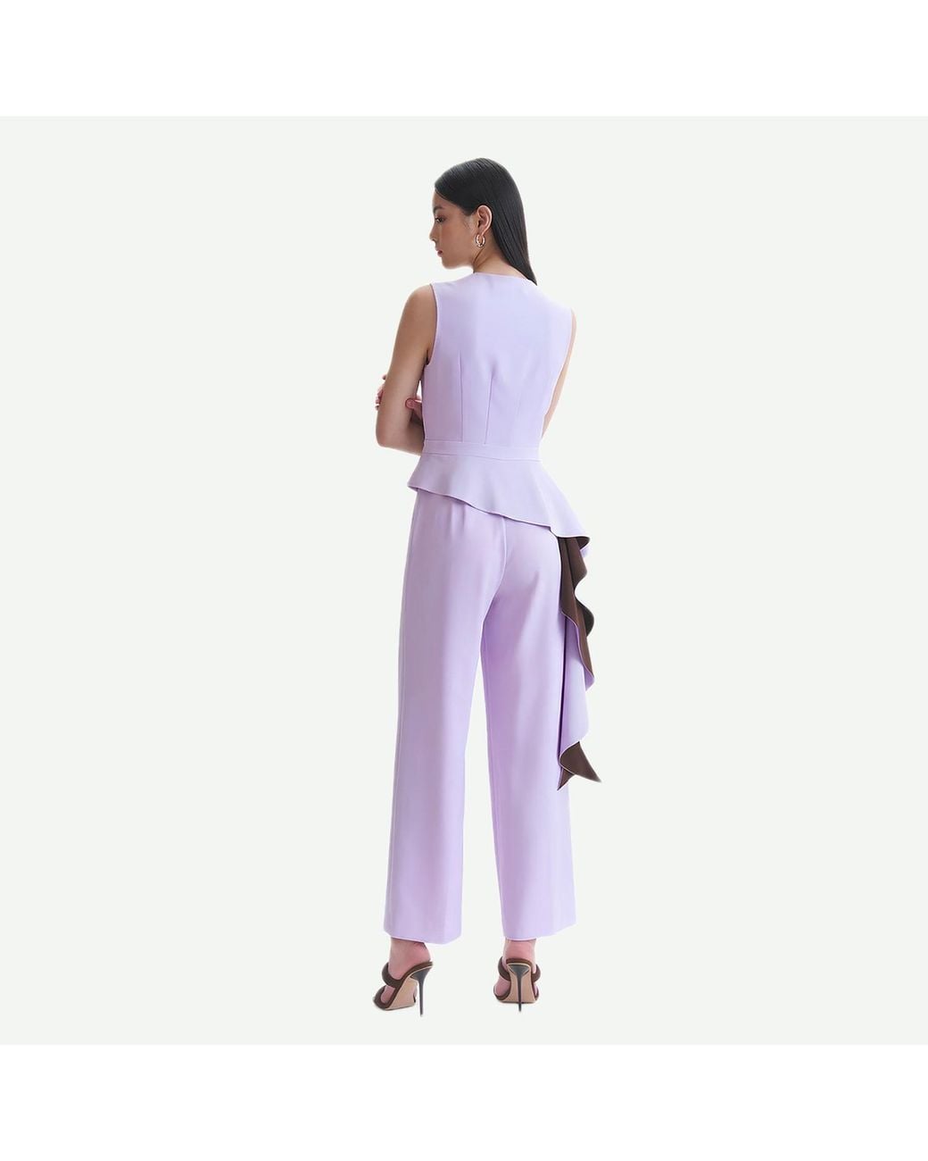 Emma Wallace Purple Pearl Jumpsuit