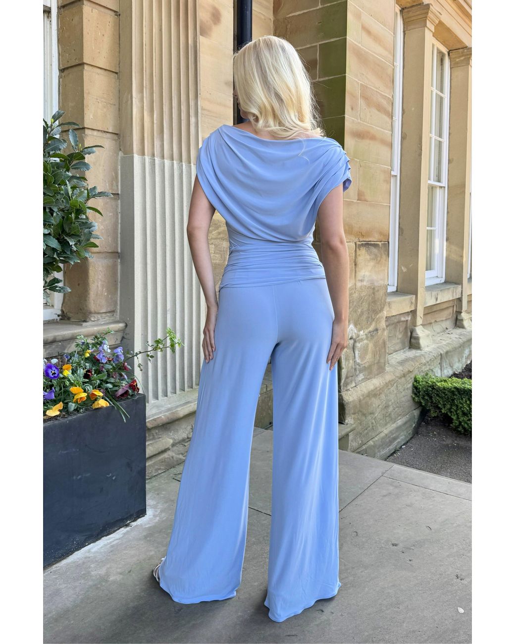 Atom Label Blue Carbon Jumpsuit