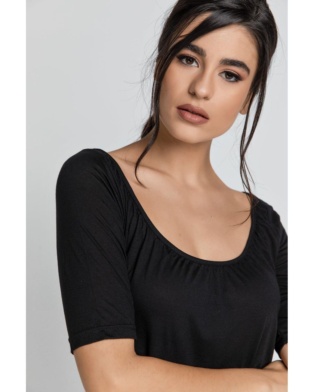 Conquista Blue Short Sleeve Top