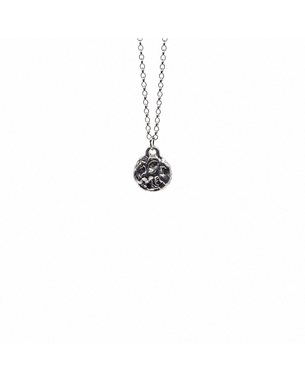 Moca Jewellery Metallic Moon Necklace