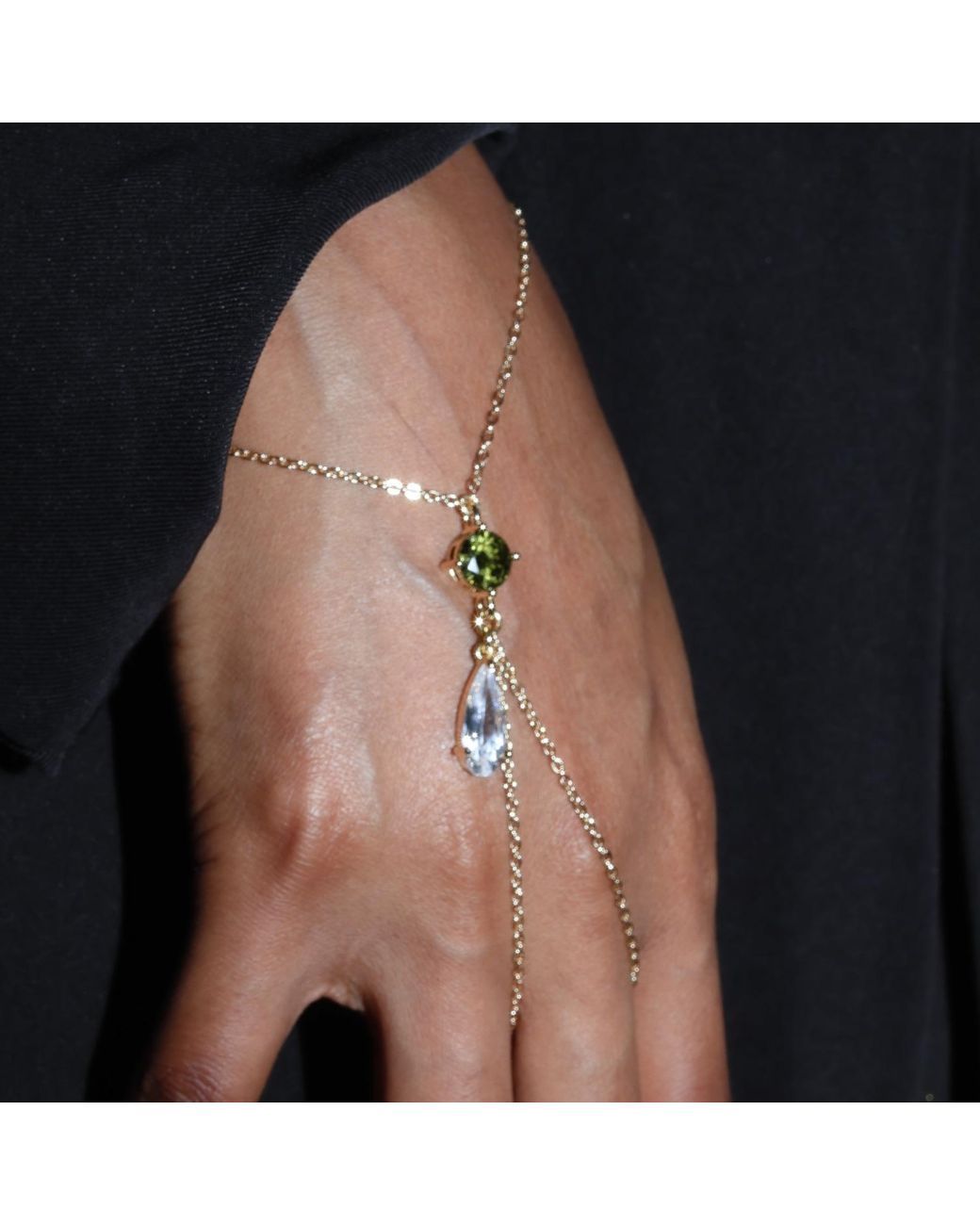 Studio Baloge Metallic Lumina Hand Chain