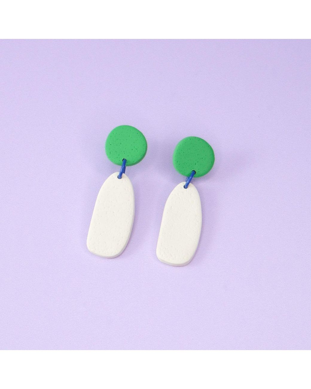 By Chavelli Green Miro Drop Earrings