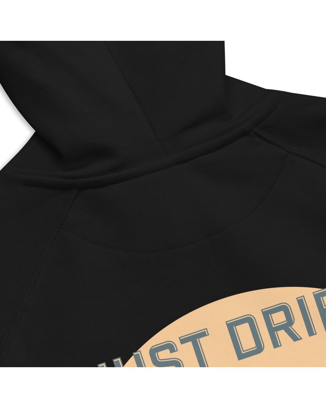 Anchor and Crew Black Just Drift. Seeker Organic Cotton Hoodie