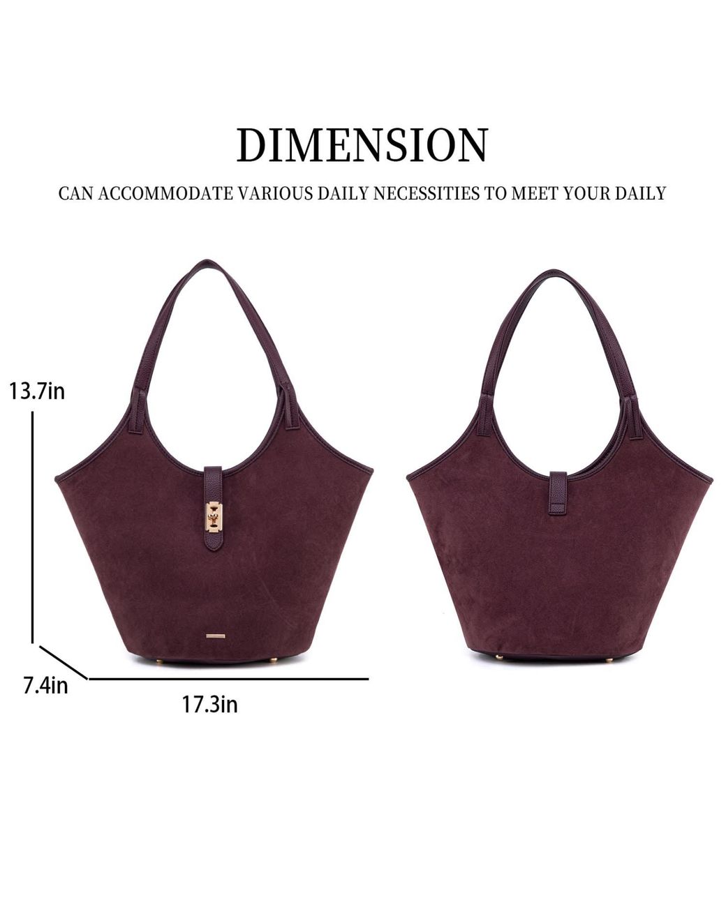 Mkf Collection - J'omor Purple Joyce Shoulder Bag
