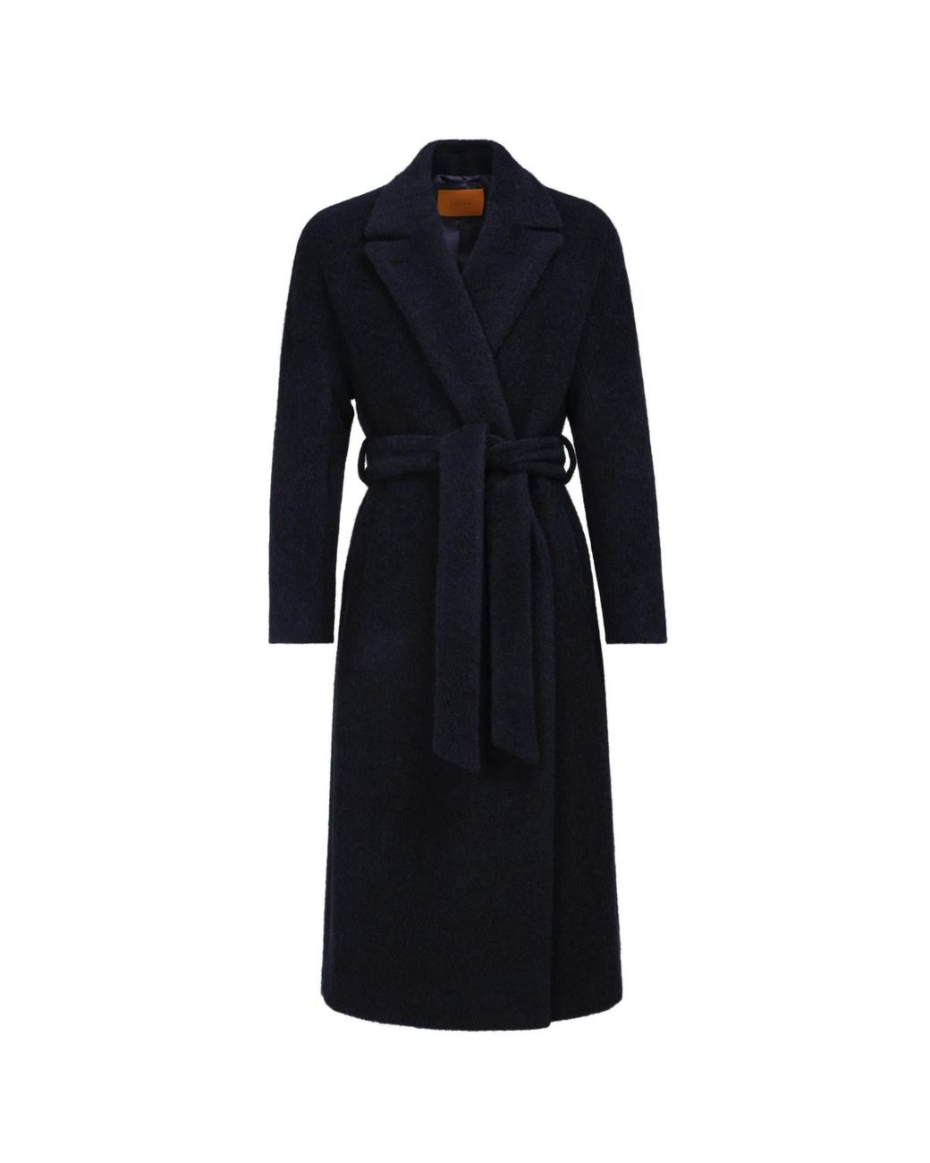Vulto Blue Dark Belted Coat